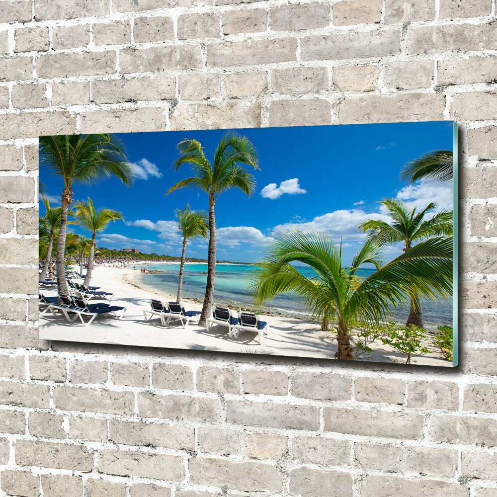 Print on acrylic Maldives beach