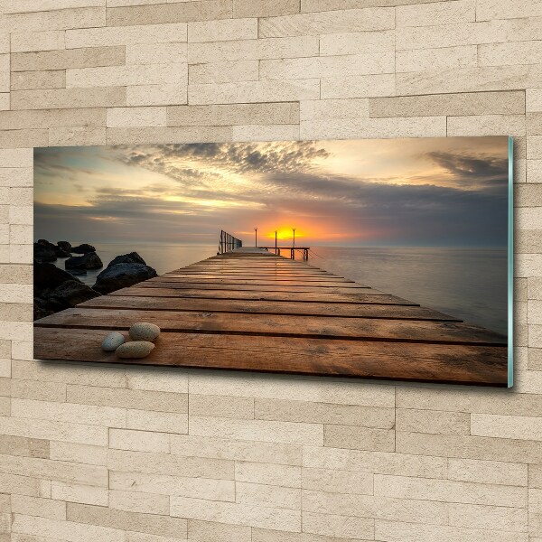 Print on acrylic Wooden pier