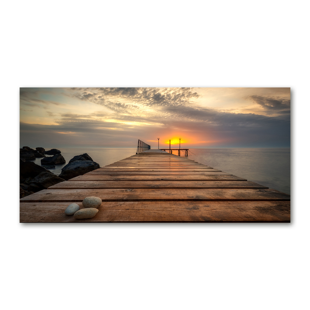 Print on acrylic Wooden pier