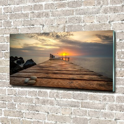 Print on acrylic Wooden pier