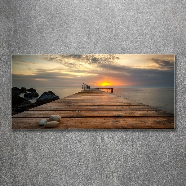 Print on acrylic Wooden pier