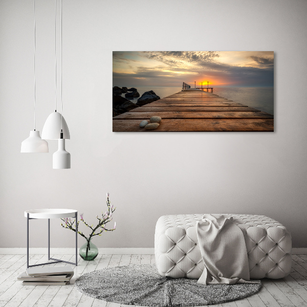 Print on acrylic Wooden pier