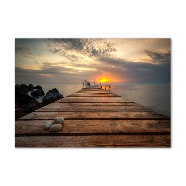 Print on acrylic Wooden pier