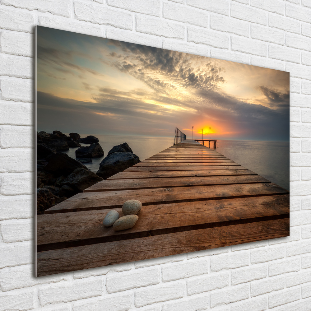 Print on acrylic Wooden pier