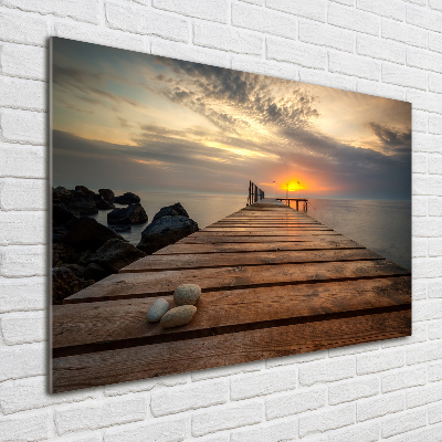 Print on acrylic Wooden pier