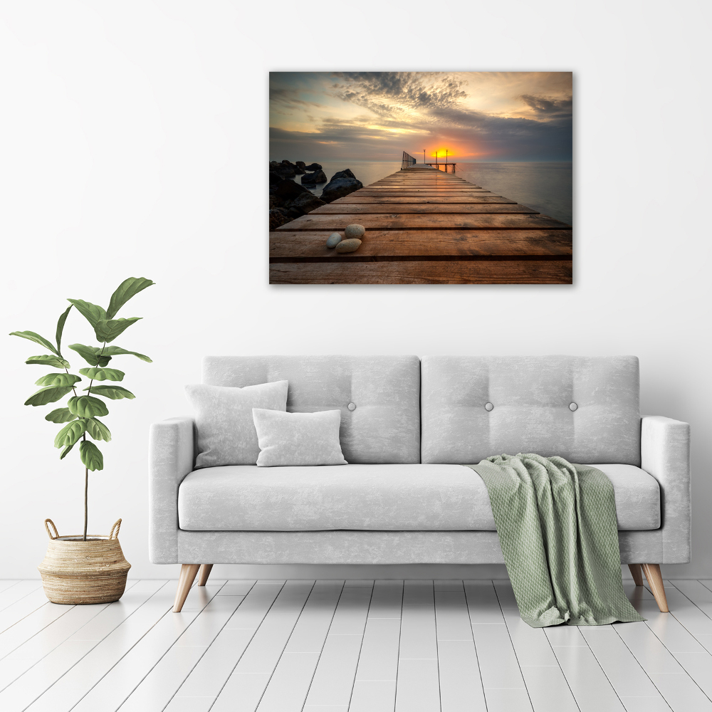 Print on acrylic Wooden pier