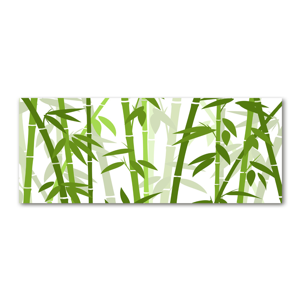 Glass acrylic wall art Bamboo