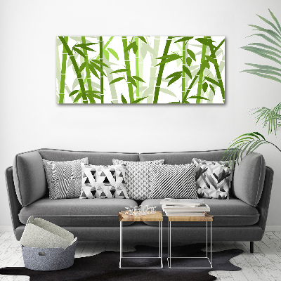 Glass acrylic wall art Bamboo