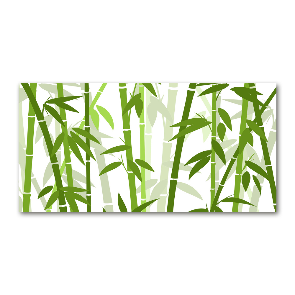 Glass acrylic wall art Bamboo