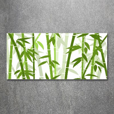 Glass acrylic wall art Bamboo