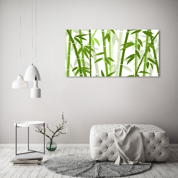 Glass acrylic wall art Bamboo