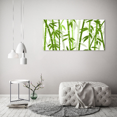 Glass acrylic wall art Bamboo