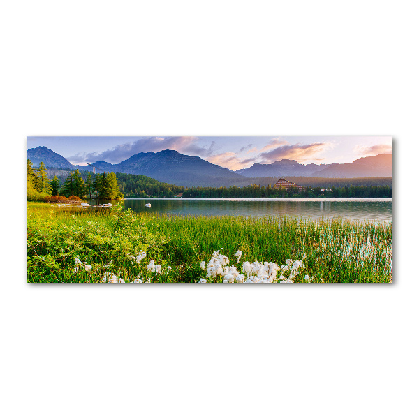 Acrylic wall art Lake in the mountains