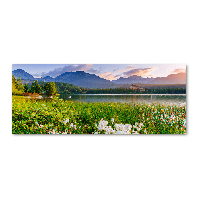 Acrylic wall art Lake in the mountains