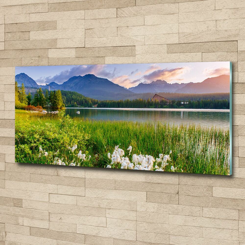 Acrylic wall art Lake in the mountains