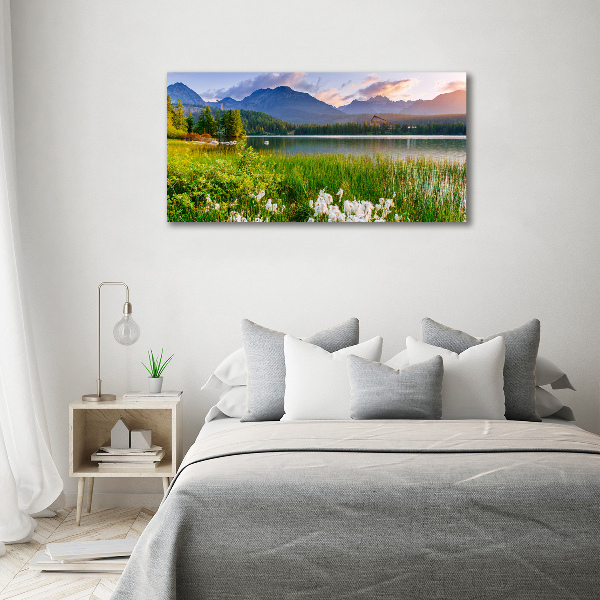 Acrylic wall art Lake in the mountains