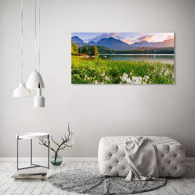 Acrylic wall art Lake in the mountains