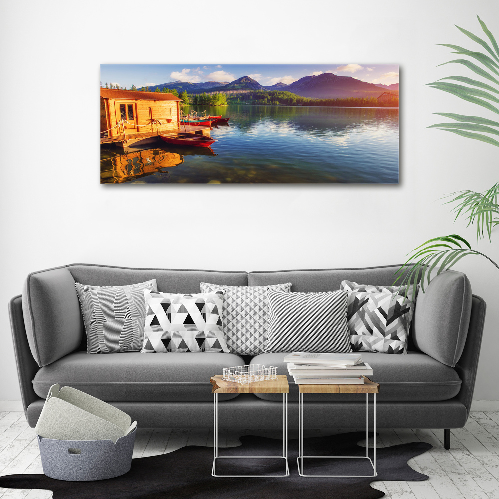 Acrylic print Lake in the mountains