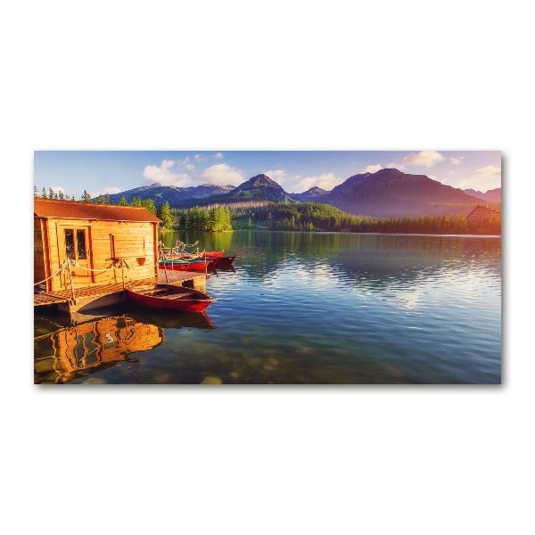 Acrylic print Lake in the mountains