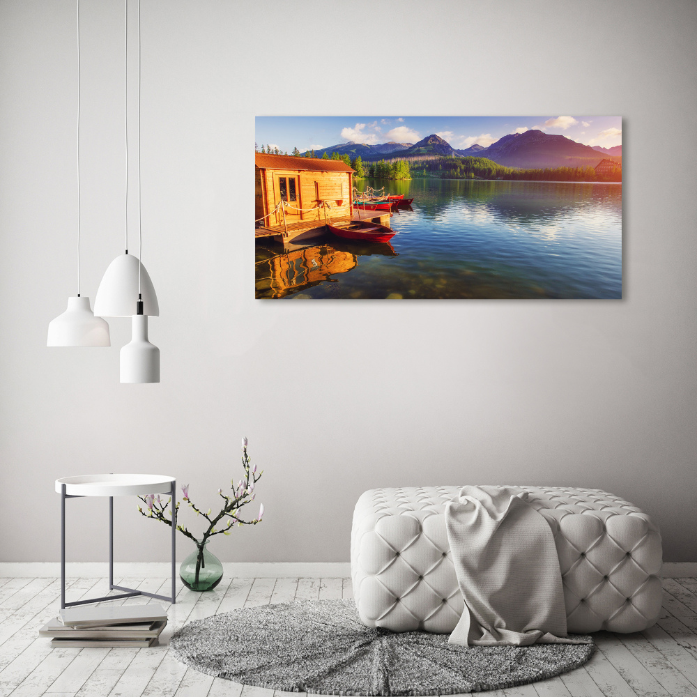 Acrylic print Lake in the mountains