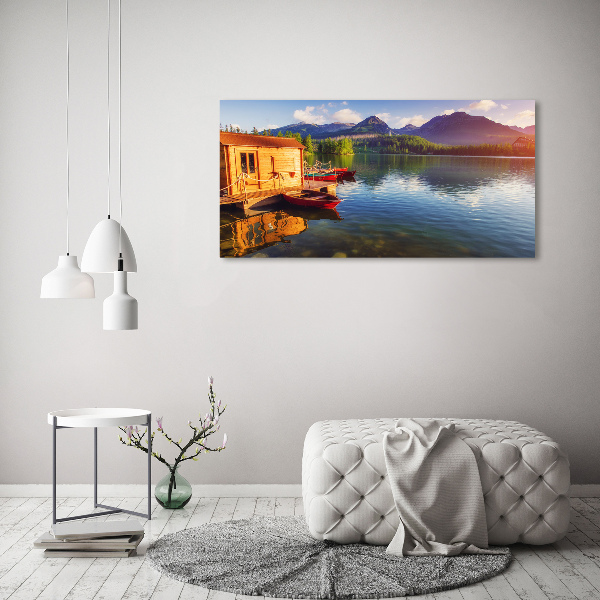 Acrylic print Lake in the mountains