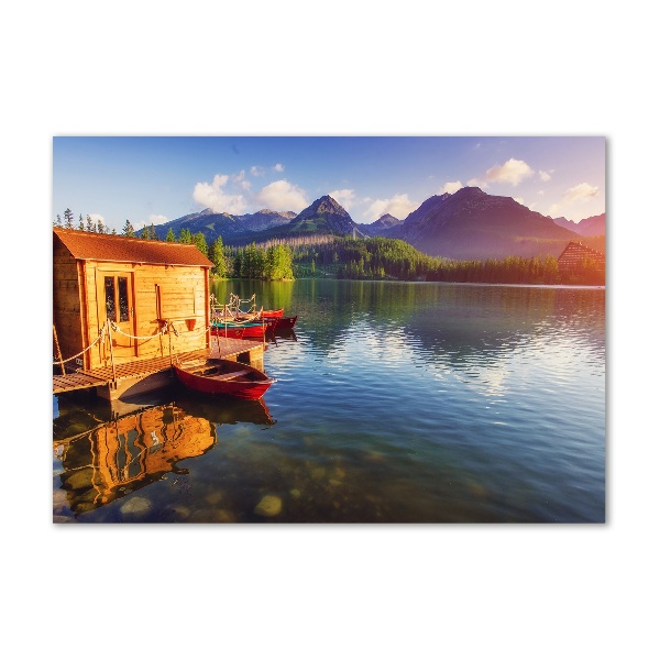 Acrylic print Lake in the mountains