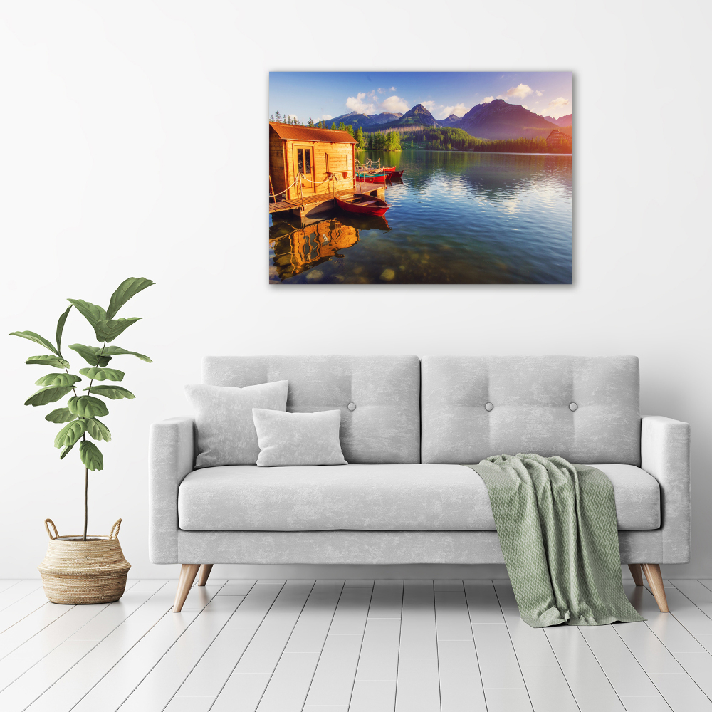 Acrylic print Lake in the mountains