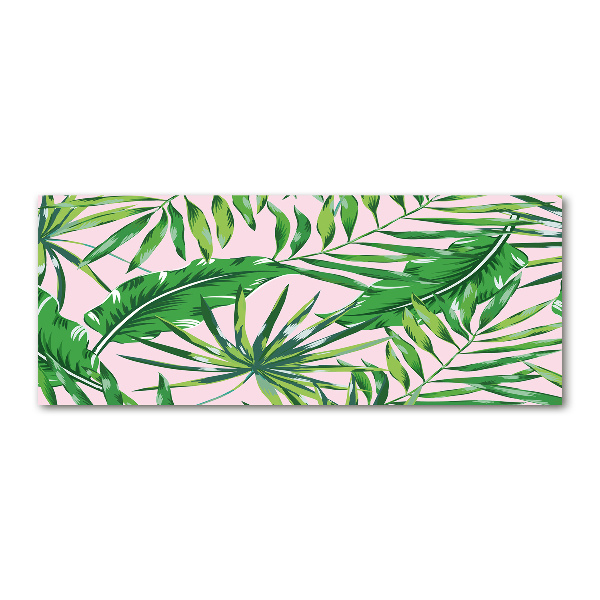 Acrylic print Tropical leaves