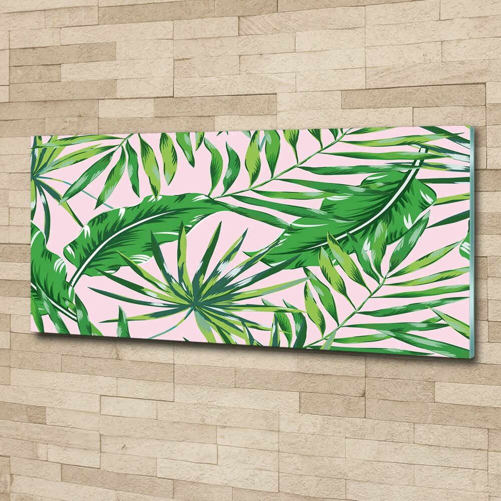 Acrylic print Tropical leaves