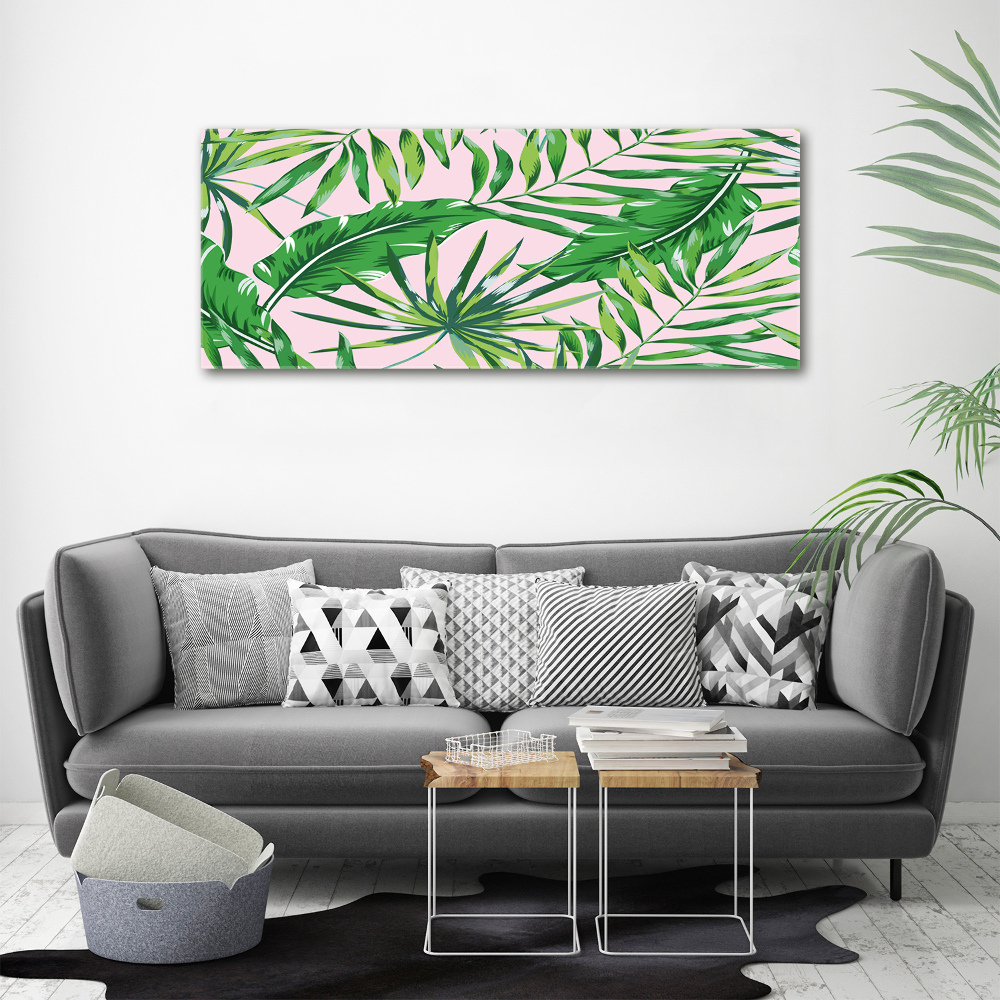 Acrylic print Tropical leaves