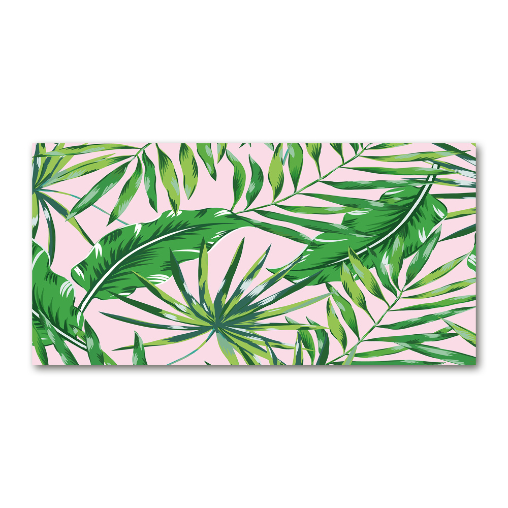 Acrylic print Tropical leaves