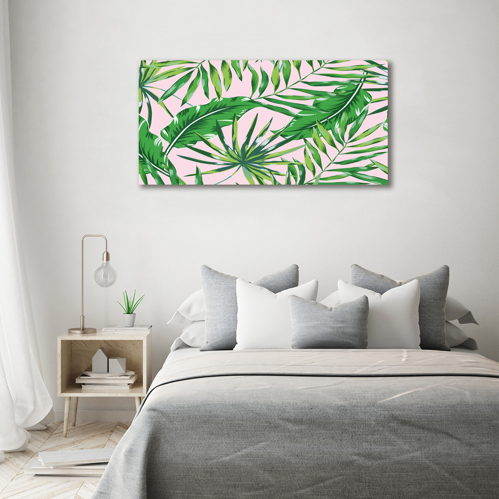 Acrylic print Tropical leaves