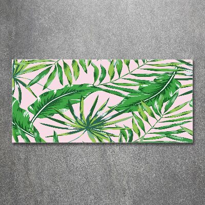 Acrylic print Tropical leaves