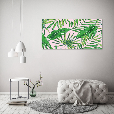 Acrylic print Tropical leaves