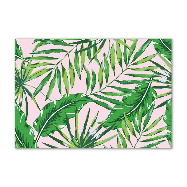 Acrylic print Tropical leaves