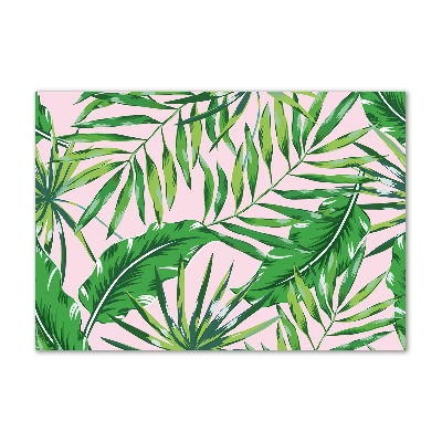 Acrylic print Tropical leaves