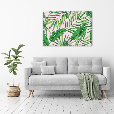 Acrylic print Tropical leaves