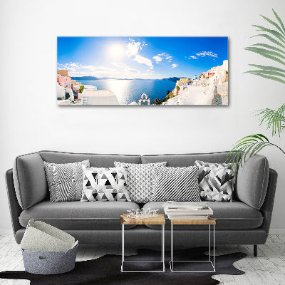 Acrylic print Santorini Greece