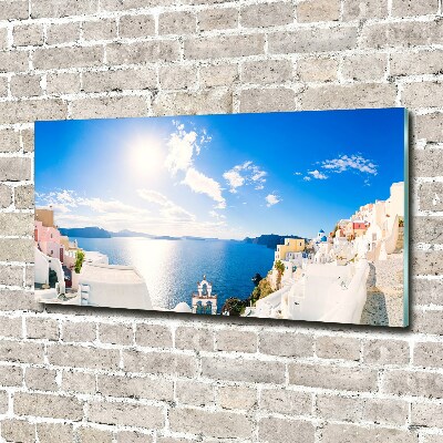 Acrylic print Santorini Greece