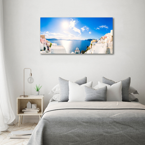 Acrylic print Santorini Greece