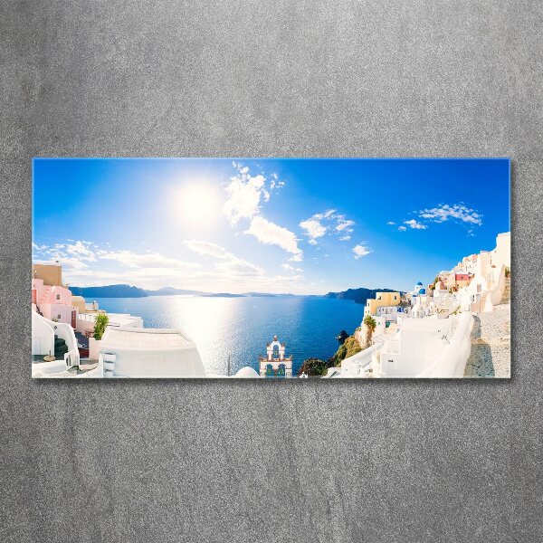 Acrylic print Santorini Greece