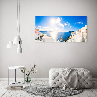 Acrylic print Santorini Greece