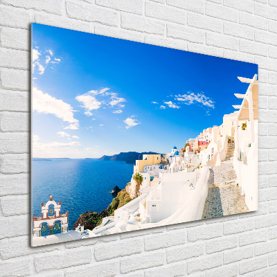 Acrylic print Santorini Greece