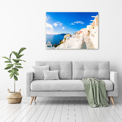 Acrylic print Santorini Greece