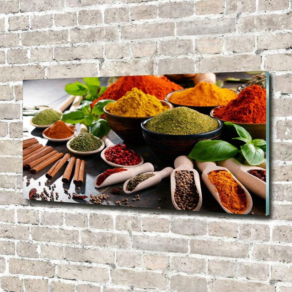 Print on acrylic Colorful spices