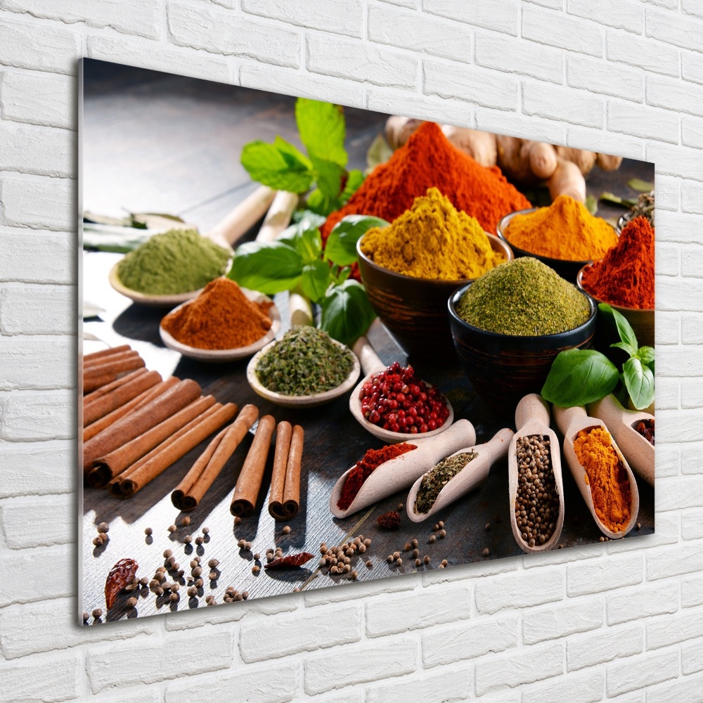 Print on acrylic Colorful spices