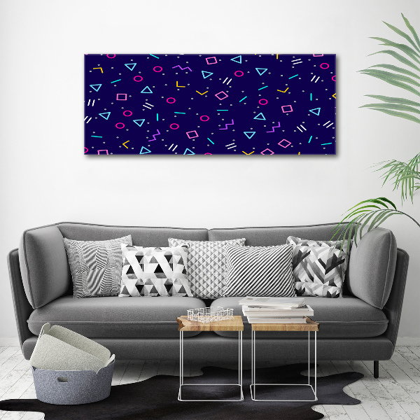 Acrylic wall art Geometric background