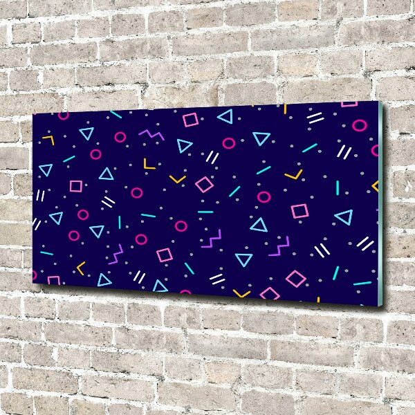 Acrylic wall art Geometric background