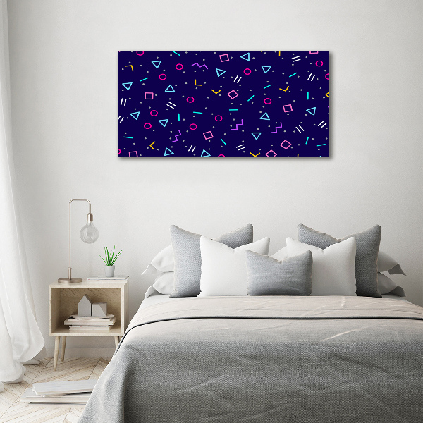 Acrylic wall art Geometric background