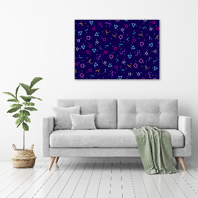 Acrylic wall art Geometric background